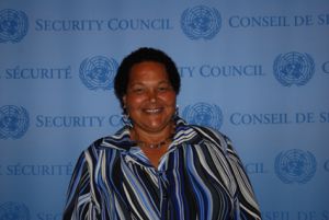 Sandra at UN